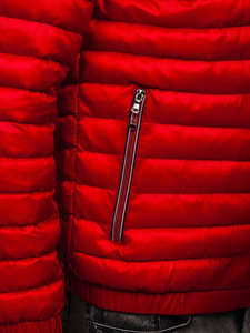 Geacă sport bărbați matlasată roșie Bolf 6574