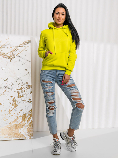 Hanorac de damă lime cangur Bolf W02A1