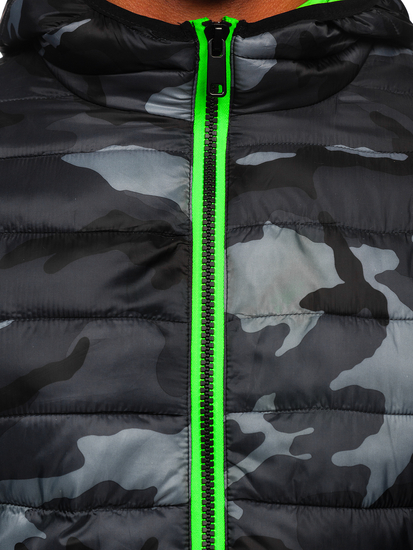 Geacă neagră-verde sport army Bolf SM83