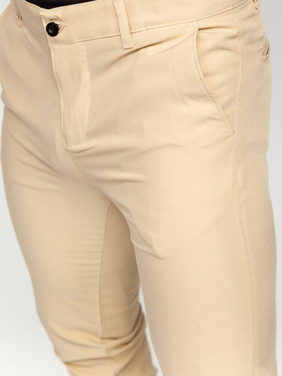 Pantaloni chinos bej Bolf 0031