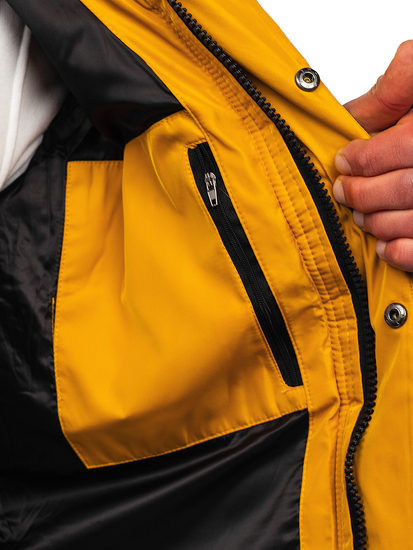 Geacă de iarnă camel matlasată Bolf 99527