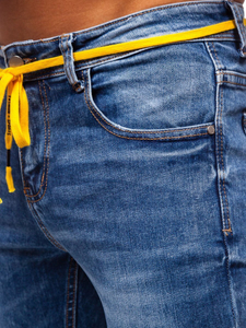 Blugi bleumarin skinny fit Bolf KX565
