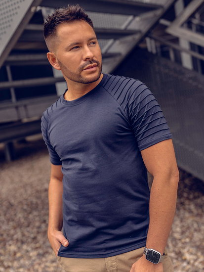 Tricou bleumarin Bolf 8T88A