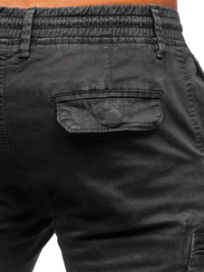 Pantaloni cargo joggers grafit Bolf 8983