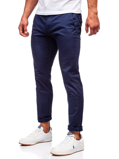 Pantaloni chinos bleumarin Bolf KA6807-11