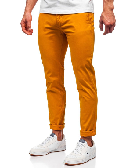 Pantaloni portocaliu chinos Bolf 1146