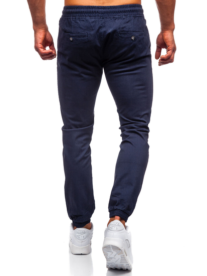 Pantaloni joggers bleumarin-închis Bolf 1145