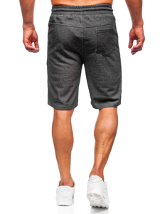 Pantaloni scurți de training portocaliu-negru Bolf Q3884