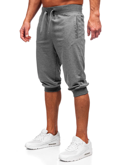 Pantaloni scurți de trening grafit Bolf K10002