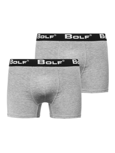 Boxeri gri Bolf 0953-2P 2 PACK