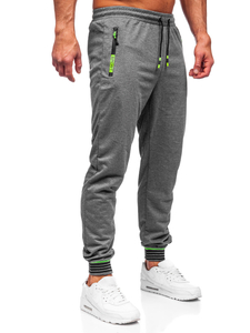 Pantaloni joggers gri-antracit Bolf K10332