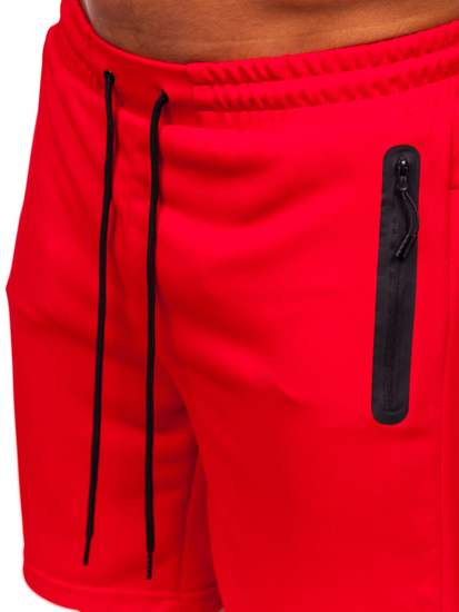 Pantaloni de trening roșii pentru bărbați Bolf 17K532