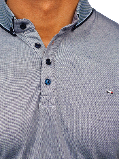 Tricou polo albastru Bolf 2006