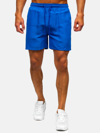 Pantaloni scurți de baie bărbătești bleumarin regal Bolf QD32