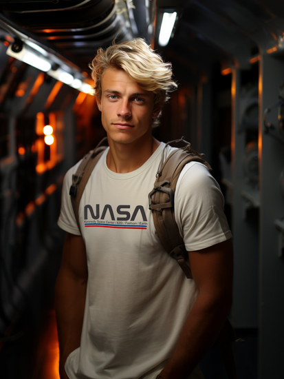 Tricou din bumbac alb cu imprimeu Bolf 14749