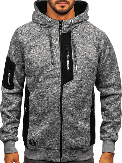 Hanorac izolator gri pentru bărbați Bolf TC1306