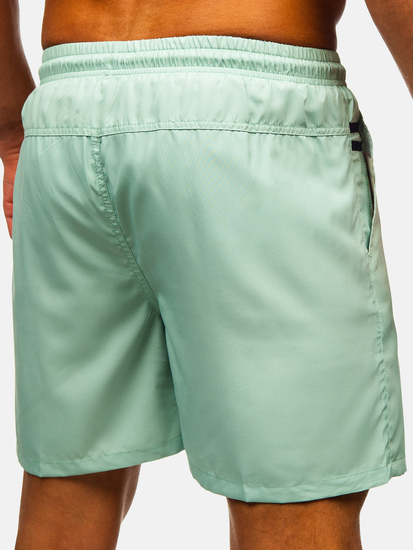 Pantaloni scurți de baie bărbătești mentă Bolf QD32