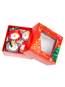 Șosete de Crăciun multicolor dame Bolf M7-4P 4PACK