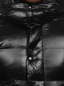 Geacă de iarnă neagră Bolf 9970