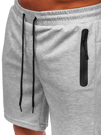 Pantaloni de trening pentru bărbați gri Bolf 17K533