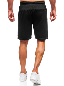 Pantaloni de trening negri pentru bărbați Bolf 17K533