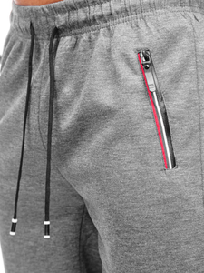 Pantaloni scurți de trening gri bărbați Bolf JX131
