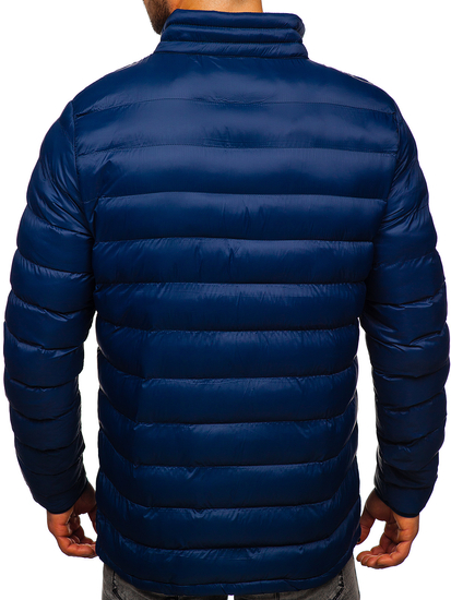 Geacă de iarnă sport bărbați neagră Bolf 1111