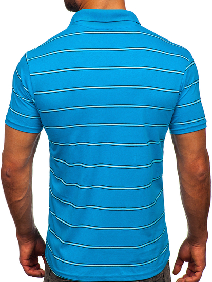 Tricou polo turcoaz Bolf 14954