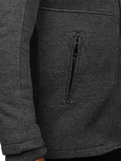 Palton de iarnă gri Bolf 88803