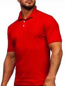 Tricou polo roșu pentru bărbați Bolf 0002