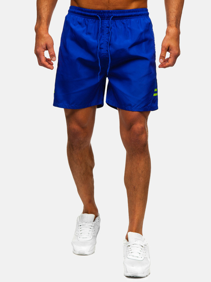 Pantaloni scurți de baie bărbătești cobalt Bolf QD29