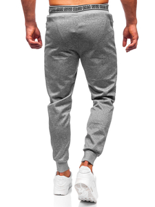 Pantaloni joggers gri Bolf HM383