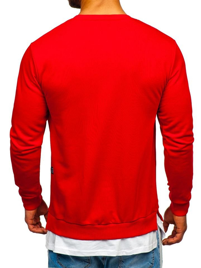 Bluză cu imprimeu roșie Bolf 11114