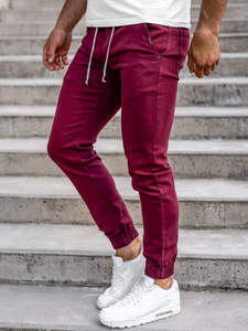 Pantaloni joggers bordo Bolf CT8808