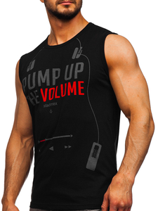 Maiou negru cu imprimeu Bolf 14815