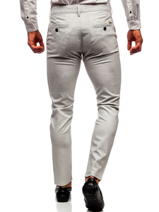 Pantaloni bej chinos Bolf 0015