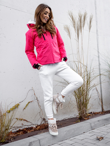 Geacă de iarnă roz sport dame Bolf HH012