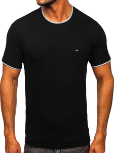 Tricou negru Bolf 14316