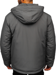 Geacă de iarnă sport grafit Bolf HH011