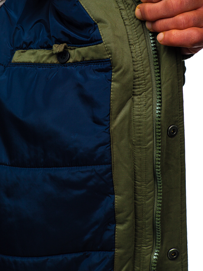 Geacă de iarnă verde Bolf 1778