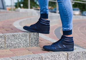 Teniși înalți pentru bărbat bleumarin Bolf 701