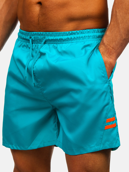 Pantaloni scurți de baie bărbătești albaștri Bolf QD29