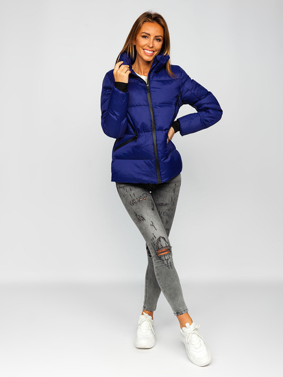 Geacă bleumarin de iarnă dame Bolf 23059