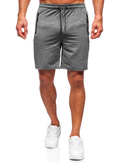 Pantaloni scurți de training grafit Bolf 68024