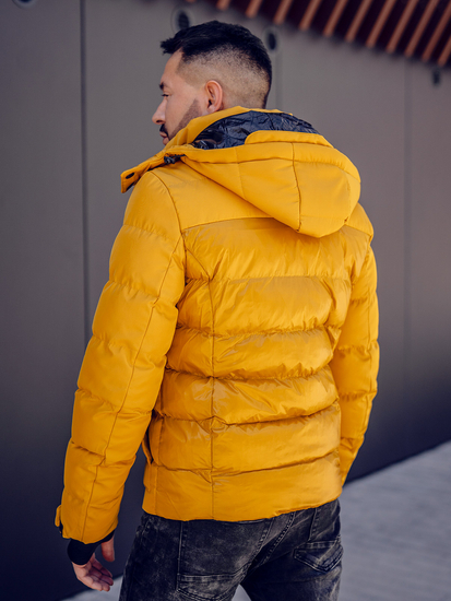 Geacă de iarnă camel matlasată Bolf 99527A