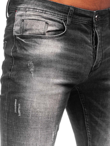 Blugi negri regular fit Bolf MP002N