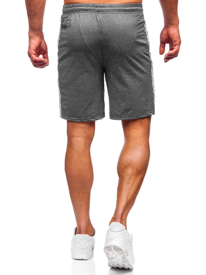 Pantaloni scurți de training grafit Bolf 68024