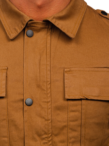 Geacă din bumbac camel Bolf 10290