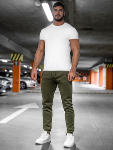 Pantaloni joggers kaki Bolf XW01