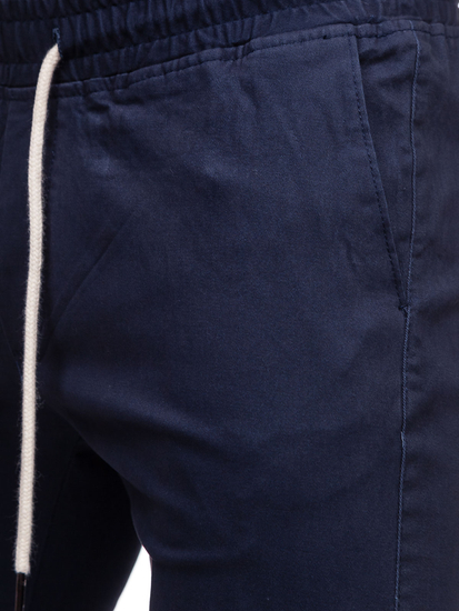 Pantaloni joggers bleumarin-închis Bolf 1145
